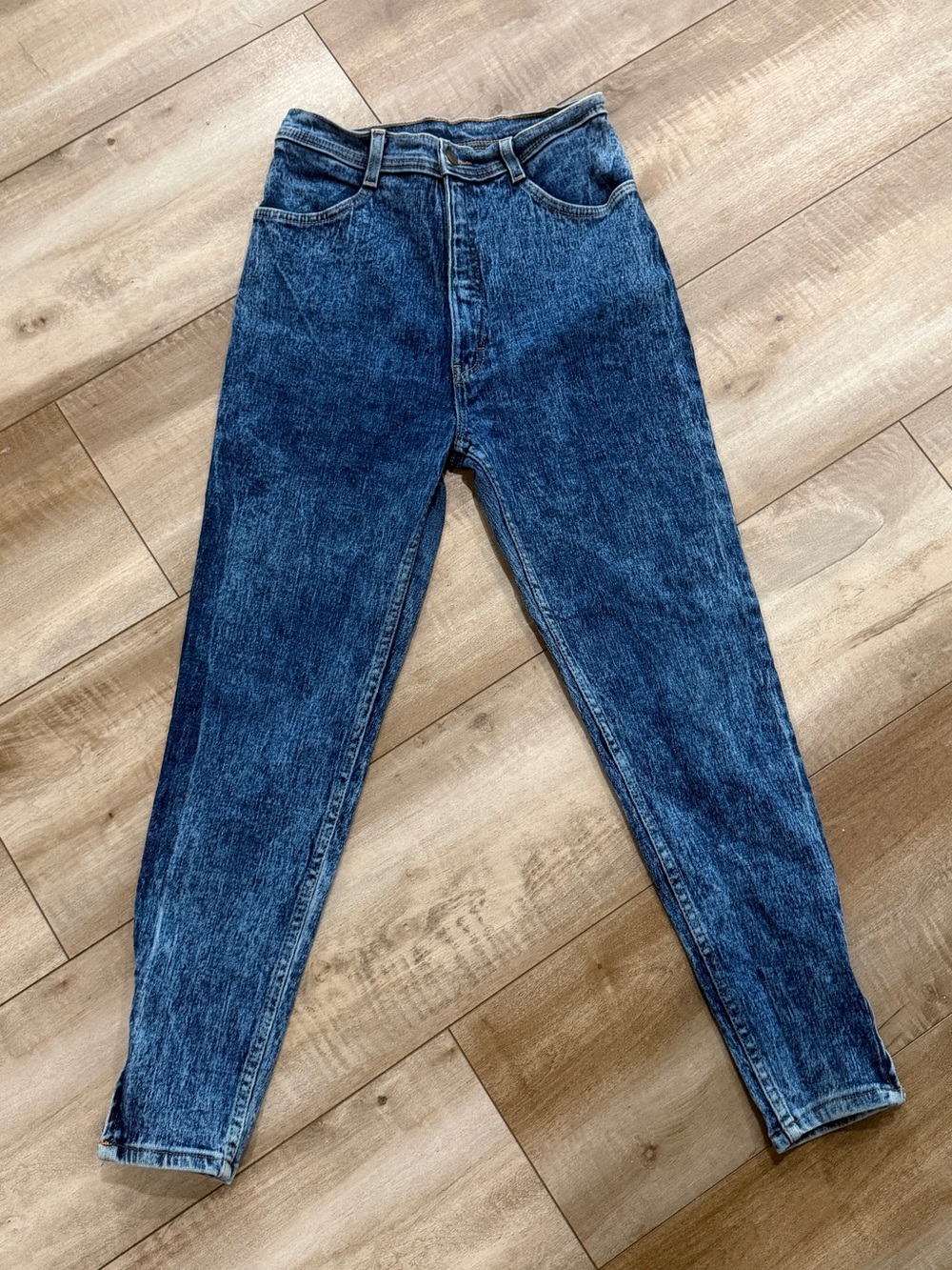 Vintage 1980’s Acid Wash Jeans High Waisted Skinny Recital Denim Jeans